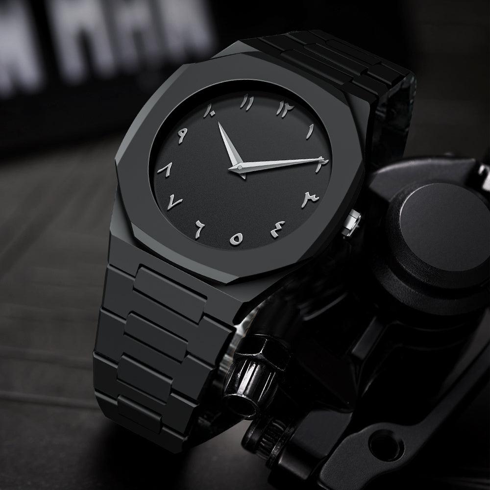 Black Aura Arabic Watch 💀